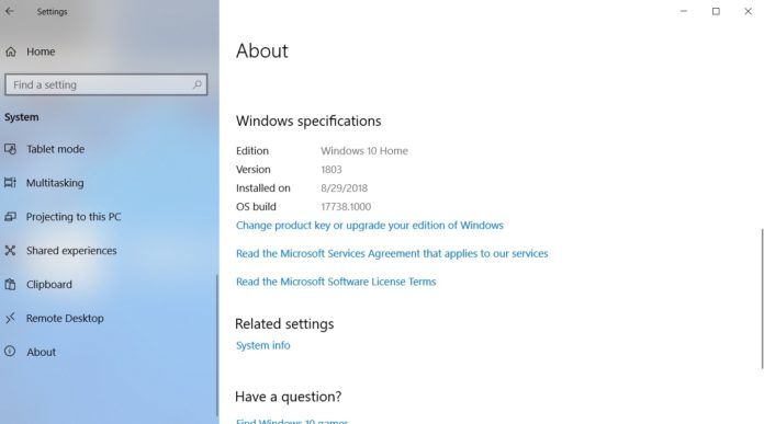 Windows 10 October 2018 Update有望于10月發布