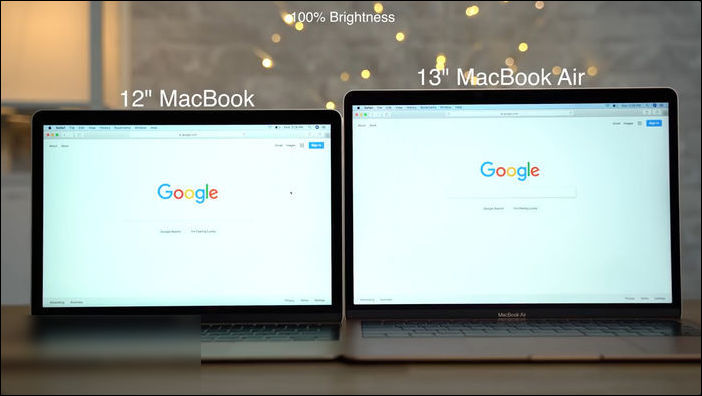 2018 款 13 英寸 MBA 對比 12 英寸 MacBook