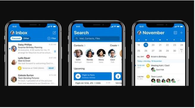 微軟Outlook iOS版更新：全新UI設計，體驗大提升
